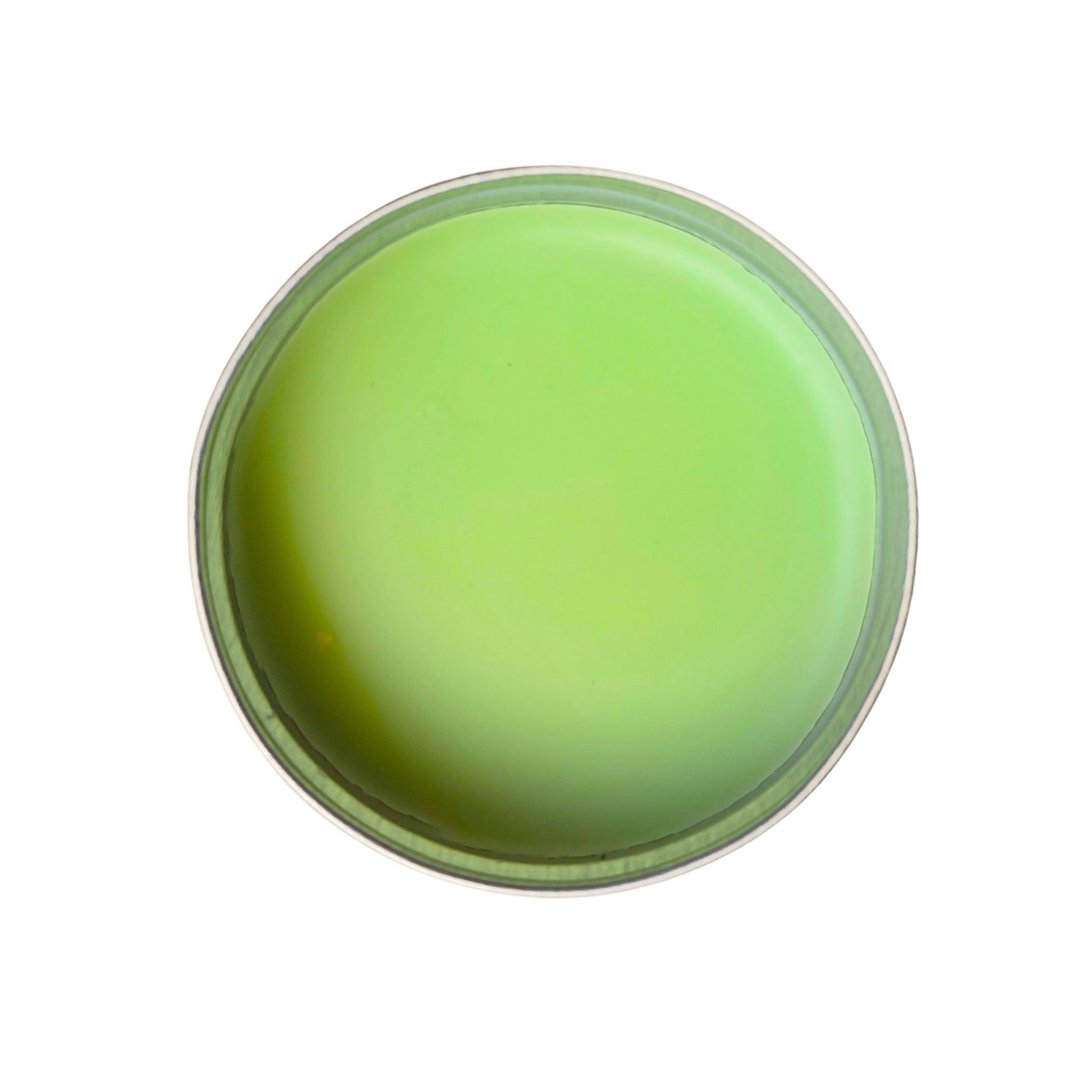 Picture of new Barely Pear solid perfume with lid off